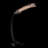 Glissade LED Table Lamp - Clear Textured Glass Shade-87174285