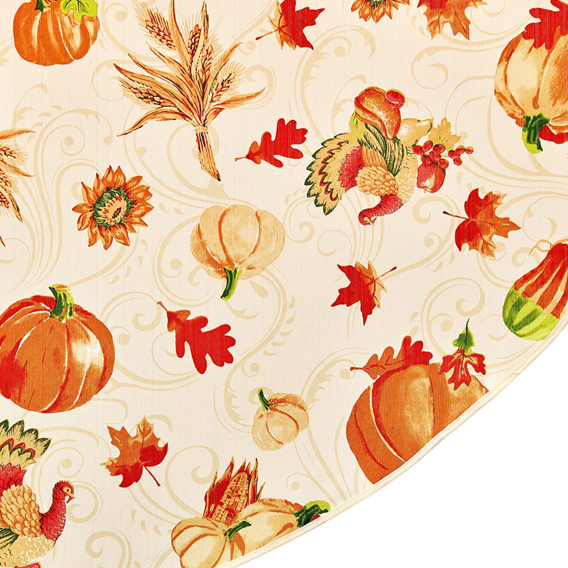 Ashfield Thanksgiving Tablecloth, 60" x 60"