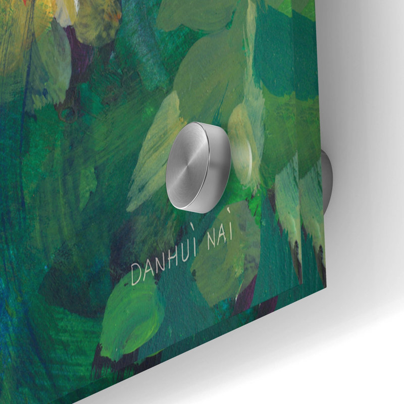  'English Roses' by Danhui Nai Acrylic Glass Wall Art, 36" x 24"
