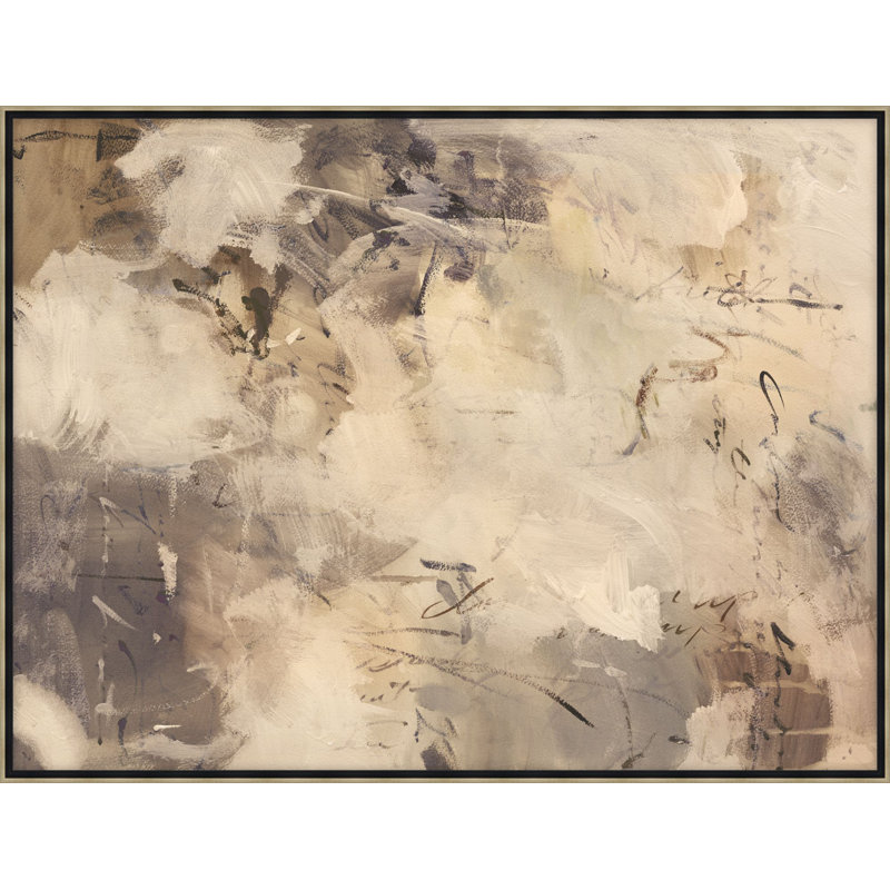 Écriture sur le mur 1, reproduction d'art encadrée, H 20,25 po x l 26,25 po