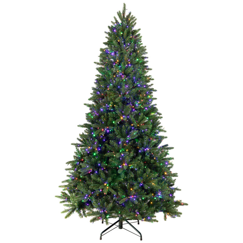 Real Touch Elite Pre-Lit Calgary Pine IPT Artificial Christmas Tree - Dual Color LED, 9'