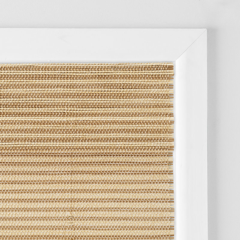 Semi-Sheer Roman Shade, Sand, 32"W x 72"L