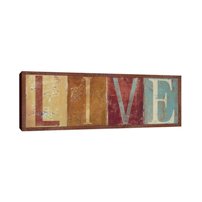 Live by Patricia Pinto - Panoramic Print on Canvas