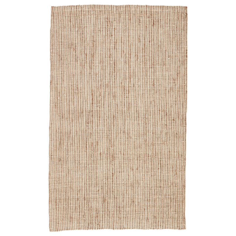 Tapis brun clair / blanc Jaipur Living Naturals Lucia (9 pi x 12 pi), Rectangle 9 pi x 12 pi