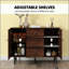Magnifique armoire d'appoint avec rangement, console élégante pour la salle à manger et le salon, design polyvalent et spacieux