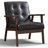 25" W Tufted Accent Chair with Solid Wood Legs-111045822-124296875