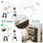 Shoe Storage Cabinet with 3 Drawers - Freestanding Shoe Rack with Adjustable Shelves for Entry Area, Hallway or Living Room