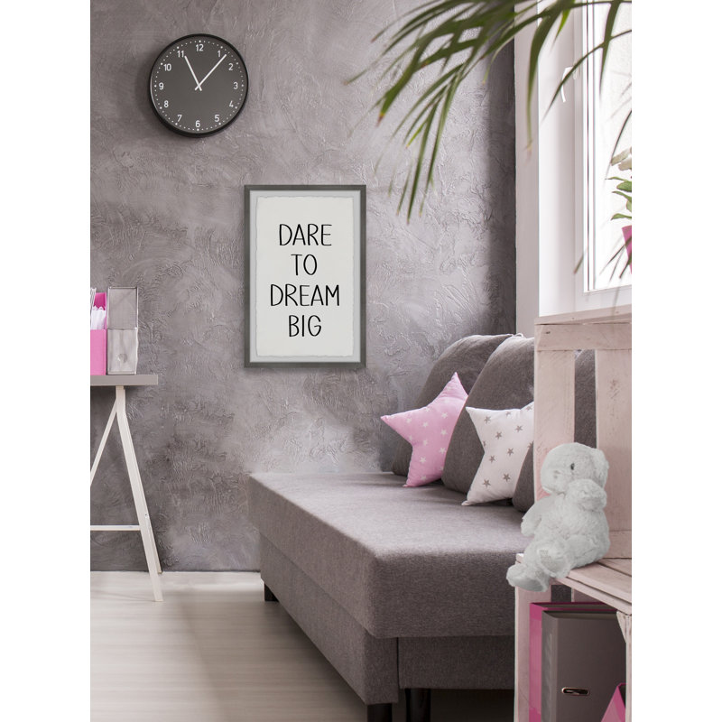 Bourke «Dare to Dream», reproduction encadrée, H 24 po x l 16 po x P 1,5 po