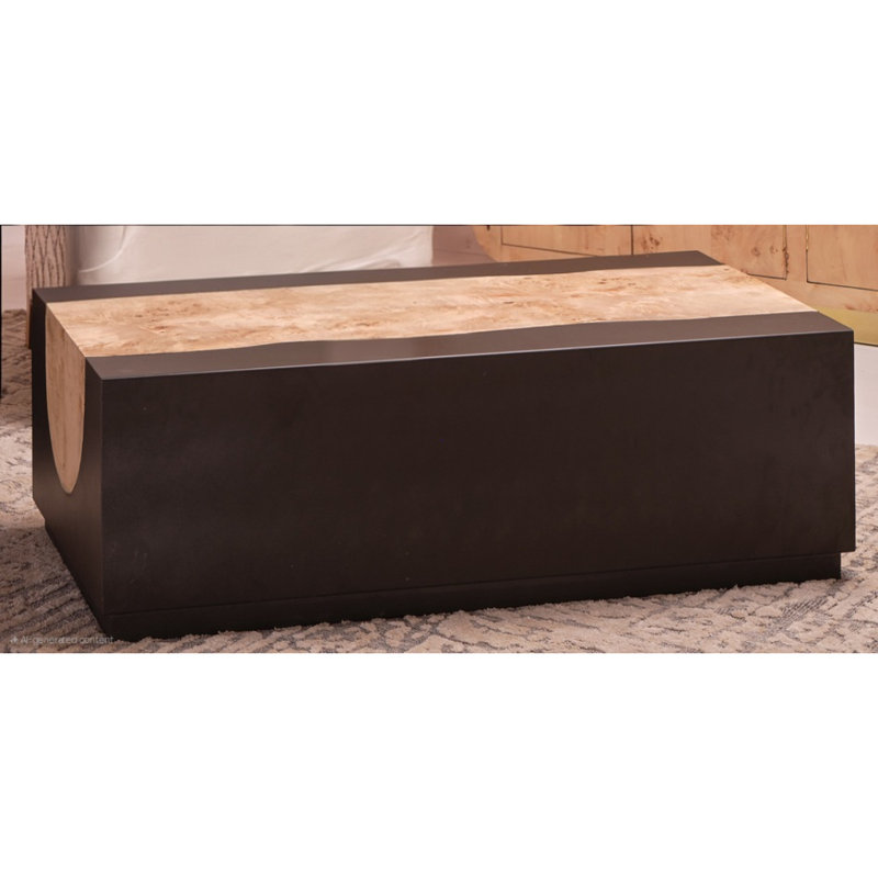 Jairette Wooden Rectangular Coffee Table