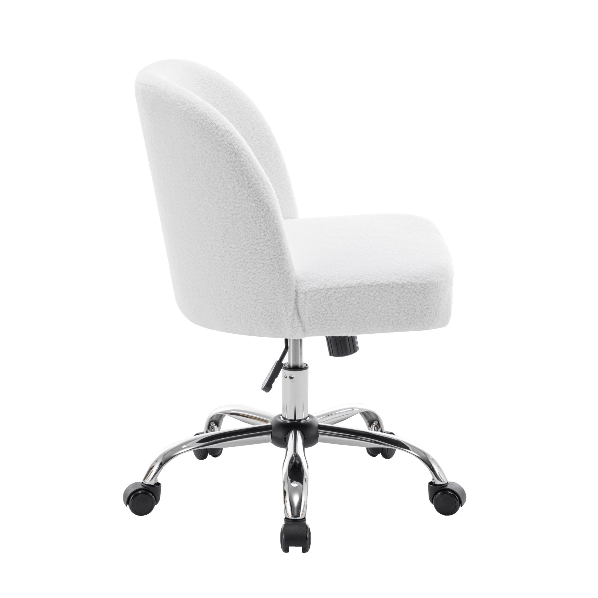 Brodyn Swivel Office Chair, White