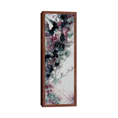 Moody Floral 1 Piece Panoramic Painting on Canvas