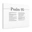 For The Lord Is A Great God Psalm 95 - Wrapped Canvas Print