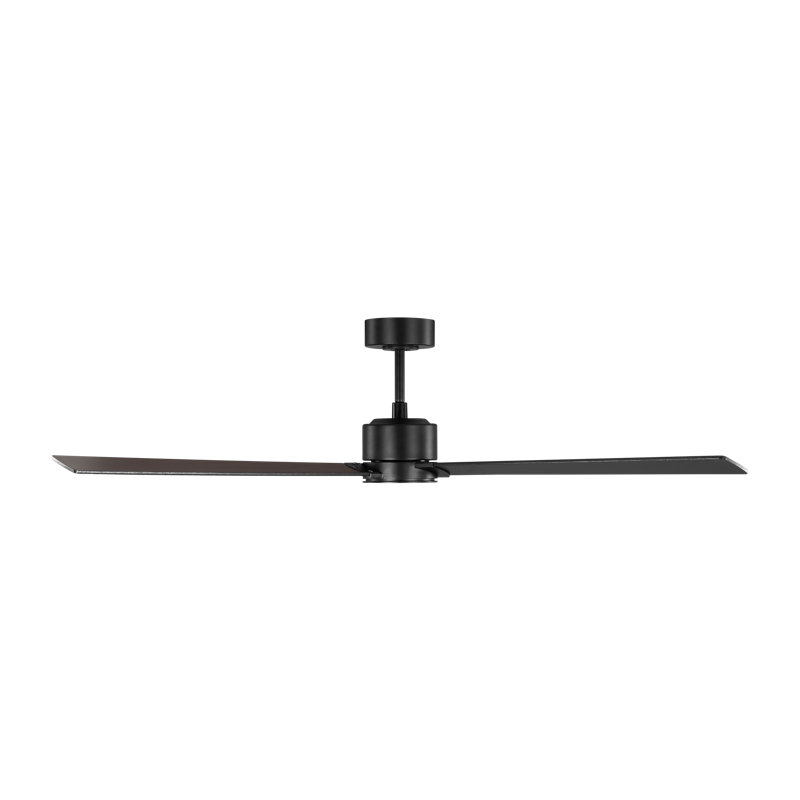 Rozzen Smart 60 Ceiling Fan, Midnight Black, Midnight Black/American Walnut