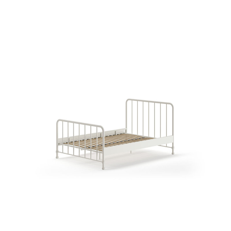 Bed Bronxx, 140 x 200cm, Matt White