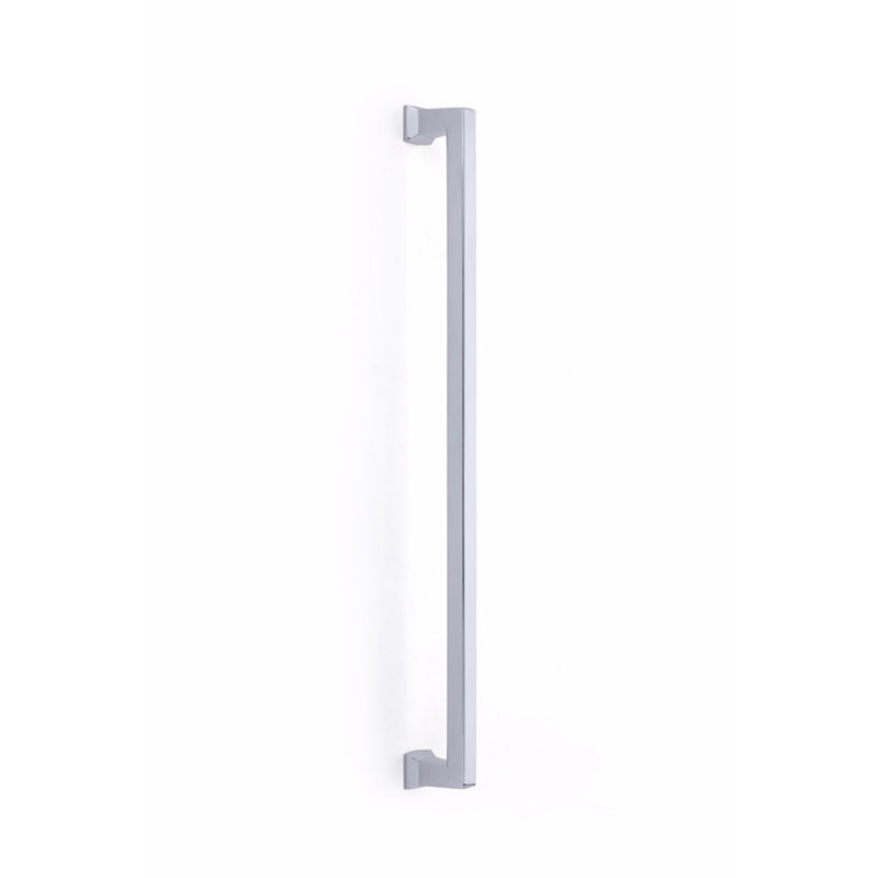 Poignée électroménager Emtek Alexander, Chrome poli, 18 po d'un centre à l'autre, 1