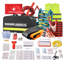 Trousse de secours 32 pièces pour voiture avec trousse de premiers soins d'urgence pour véhicules