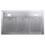 Cosmo 36 in. Vista Collection Ductless Wall Mount Range Hood, Button Controls, LED Lights, Permanent Filters, Stainless Steel