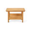 Table d'appoint rectangulaire en teck massif Everlee