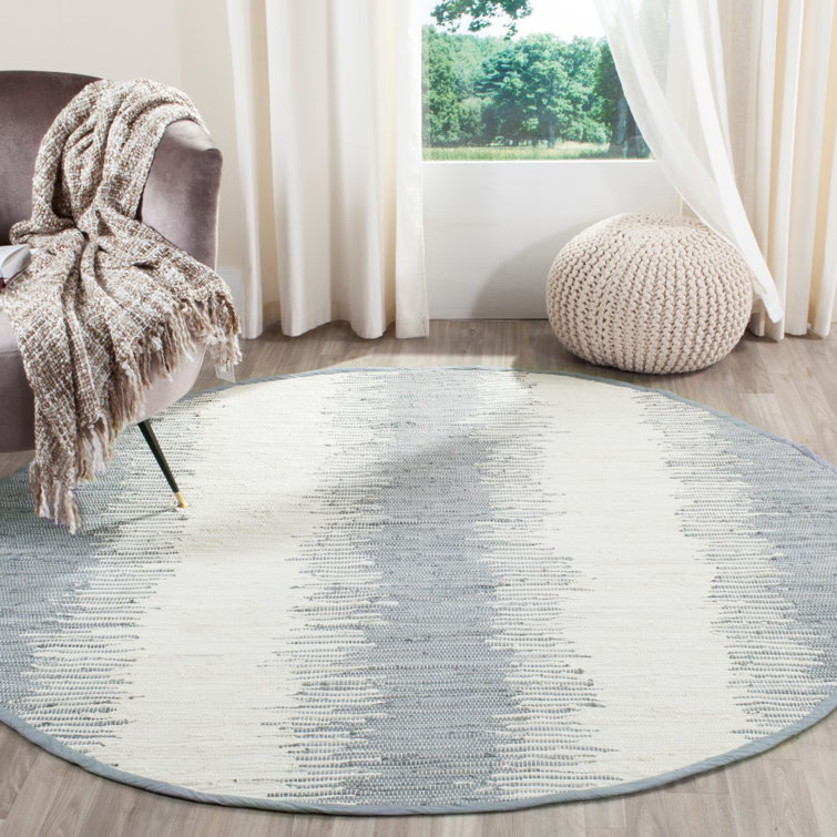 Cayman Hand Woven Cotton Striped Rug