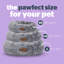 Silentnight Calming Plush Donut Pet Bed-55843482-93676162