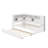 Twin Wood Daybed With Shelves And Trundle-881225237