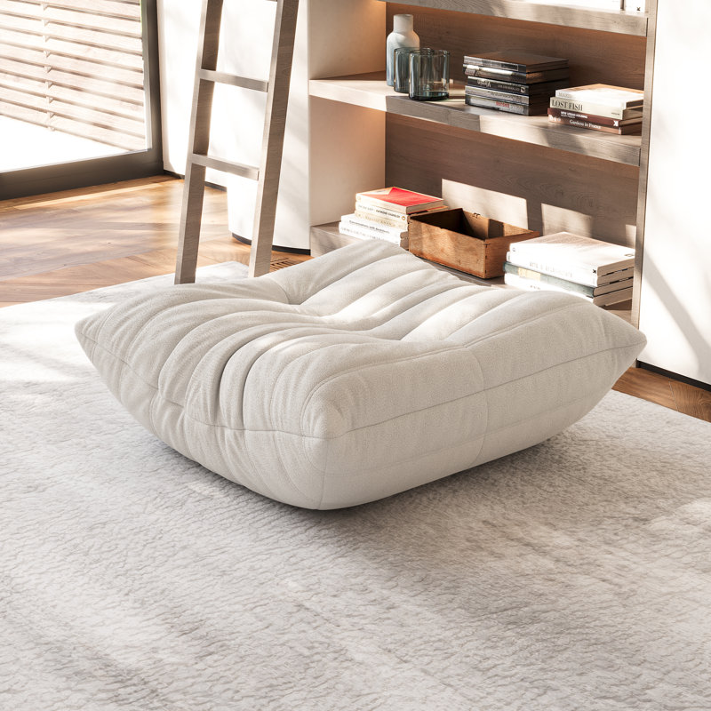 Repose-pieds avec repose-pieds Landwehr, Off-White
