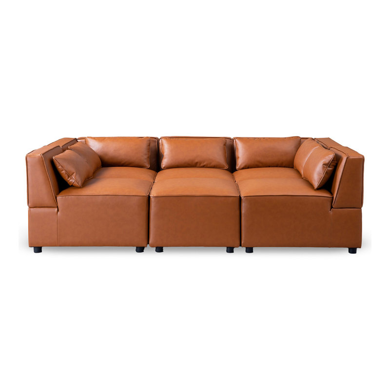 Canapé modulaire en cuir Wexford