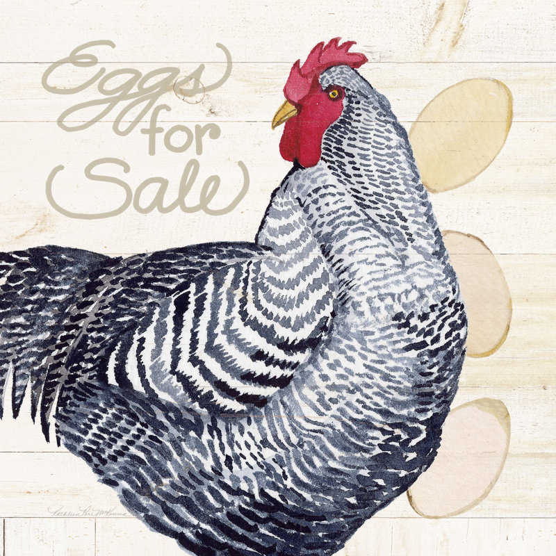 Vie à la ferme - Poulet I, H 30 po x l 30 po