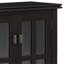 Armoire de rangement basse en bois brun hickory Artisan-563476703