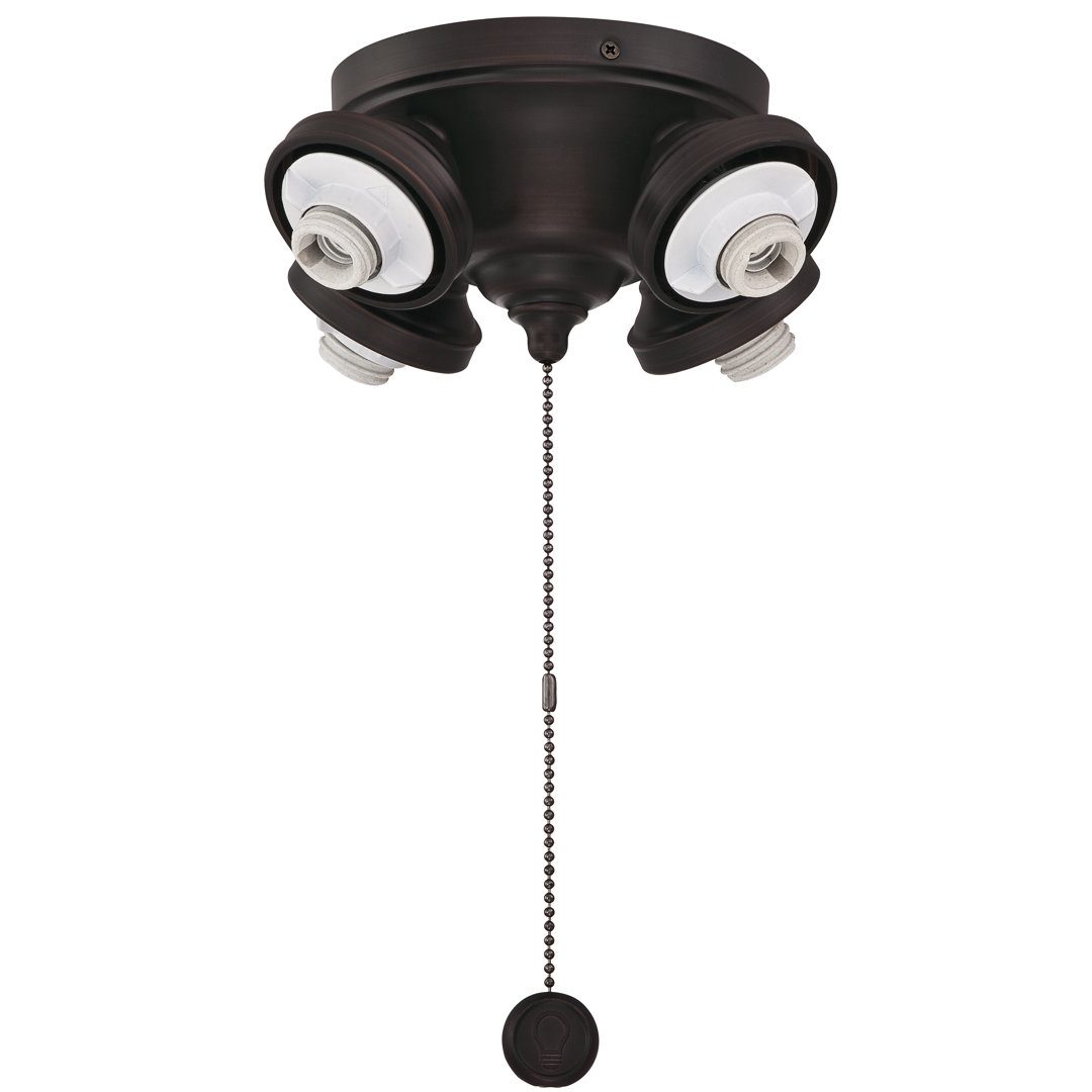 Ceiling Fan 4-Light LED Bulb Light Fitter Fanimation 