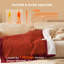 Bedsure Heated Blanket Electric Throw with 10 Time Settings, 6 Heat Settings, Overheat Protection-117310802