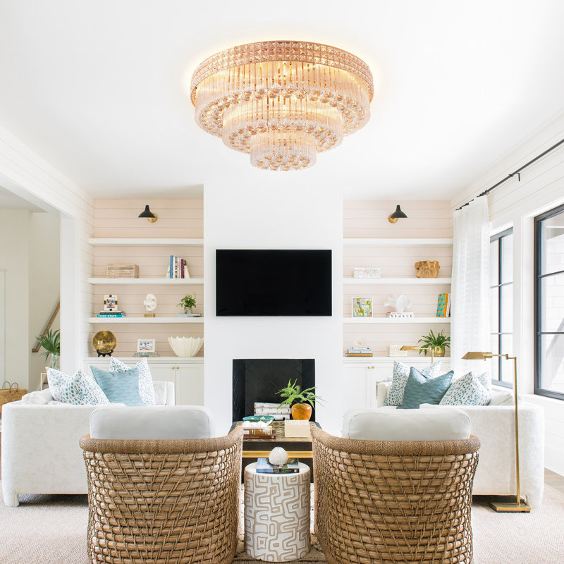 Itu Crystal LED Flush Mount