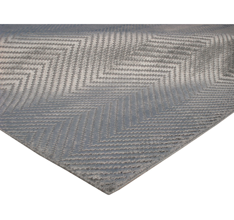 Honeycomb Chevron Area Rug, Rectangle 10' x 14'