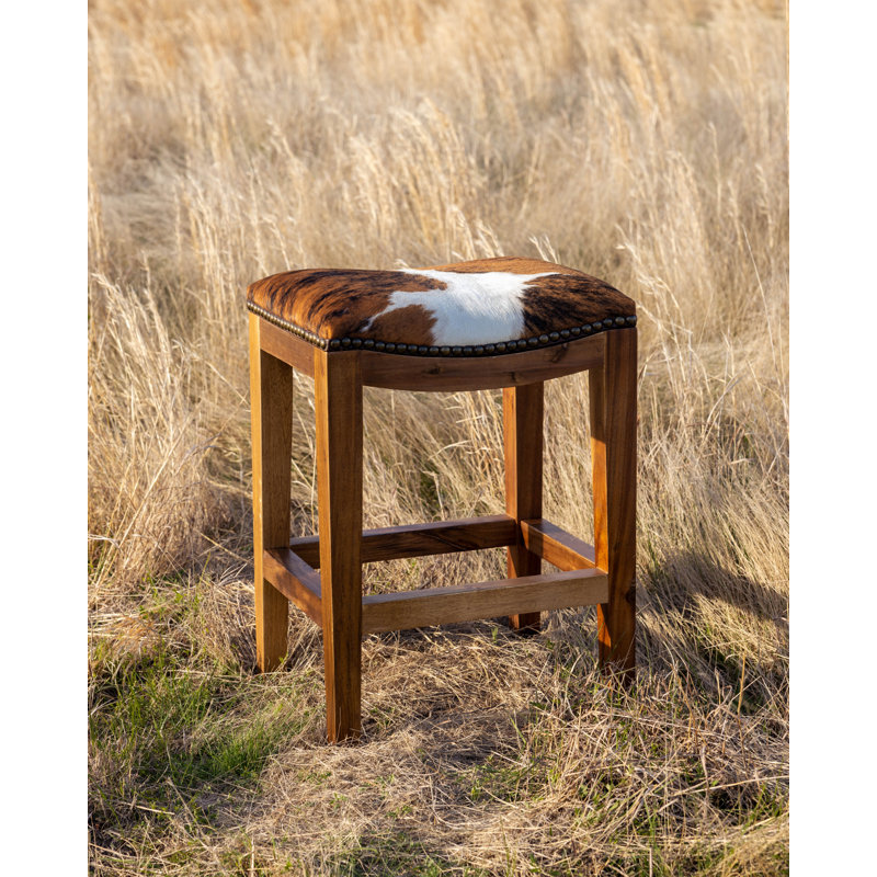 Pleva BR-200 Saddle Hide Bar Stool, Counter Stool (26” Seat Height)
