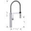 Robinet de cuisine semi-professionnel Blanco Culina-22742692