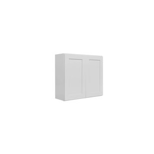 Elegant 36'' W Gray Standard Wall Cabinet Ready-to-Assemble