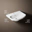 Cimarron® Vitreous China 23" Pedestal Bathroom Sink with Overflow-10940900-19195632