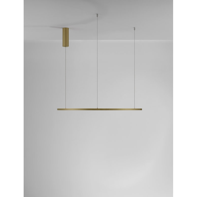 1 - Light Gold LED Chandelier Pendant