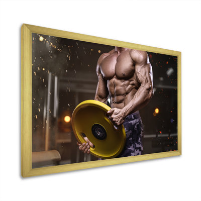 " Pumping Up Muscles Dumbbells "