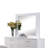 Versatile Rectangular Mirror With Exquisite Wooden Frame And Stable Support