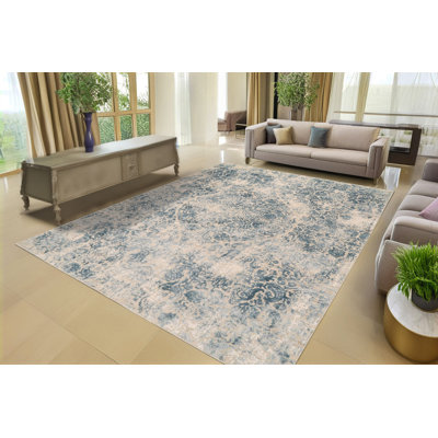 Tapis oriental gris / ivoire Grisby