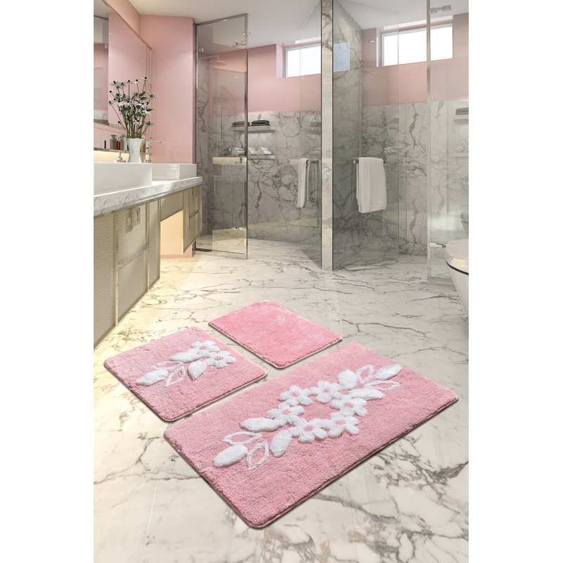 Ensemble de tapis pour salle de bain 3 pièces Alerte