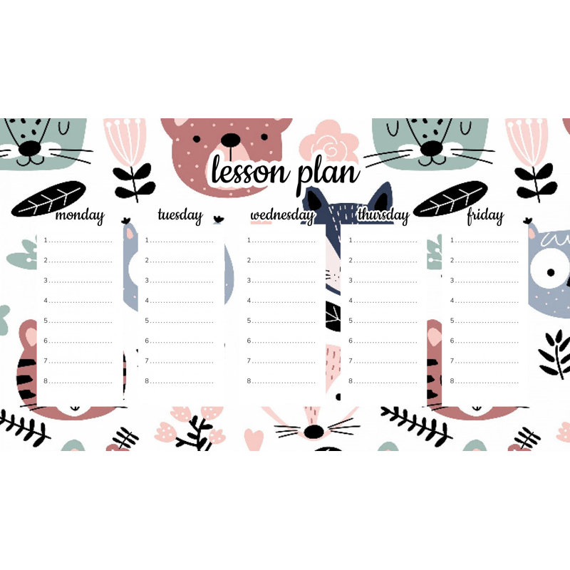 Magnetic Lesson Plan Forest Animals