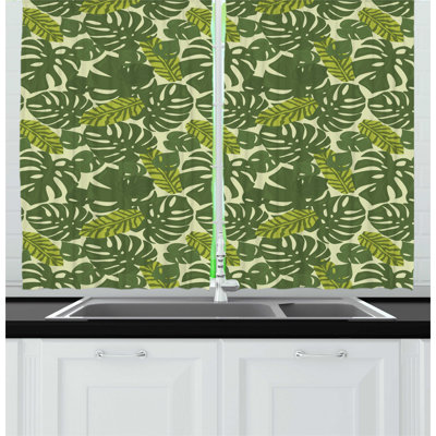 Floral Kitchen Curtain