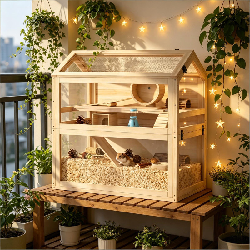Spacious Small Animal Cage