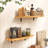 Live Edge Natural Fir Wood Shelves, Wall Mounted Shelves, Set of 2-288973675-288973676