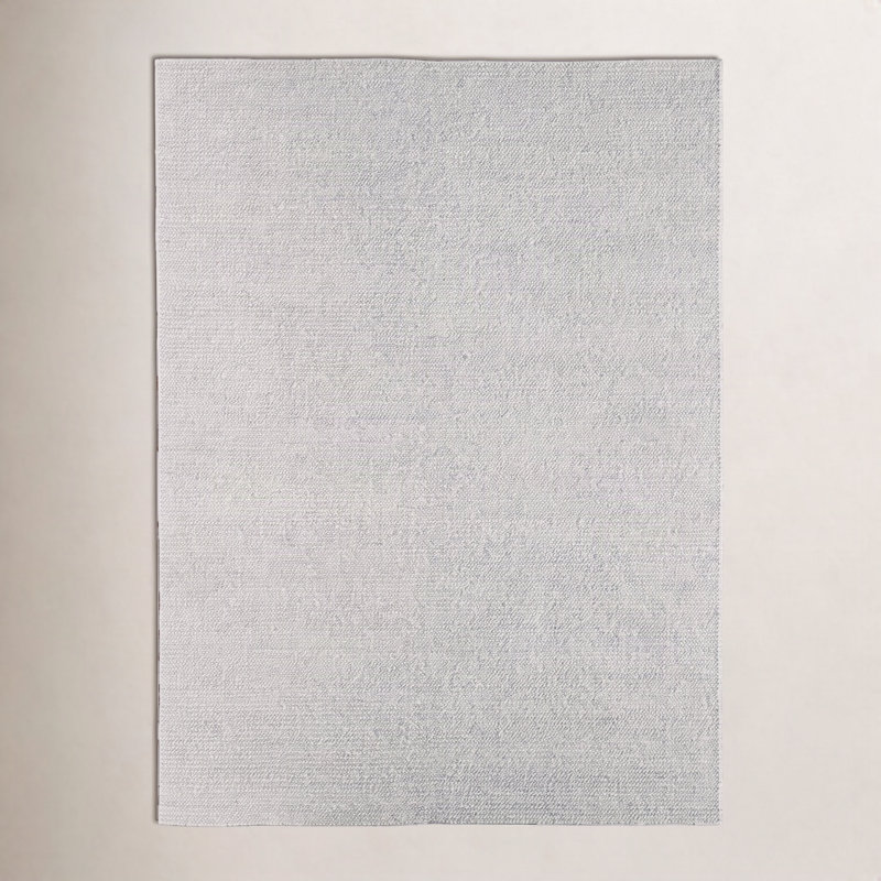 Orleanna Indoor/ Outdoor Solid Ivory/ Gray Area Rug (5'X8'), Rectangle 12' x 15'