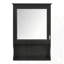 Armoire de rangement de salle de bain murale 20 "avec miroir-1105261084
