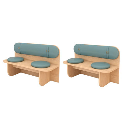 Banc rembourré en similicuir