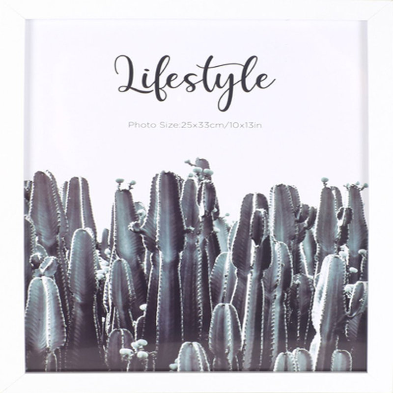 Ensemble de cadre photo simple, 10 po x 13 po, Blanc